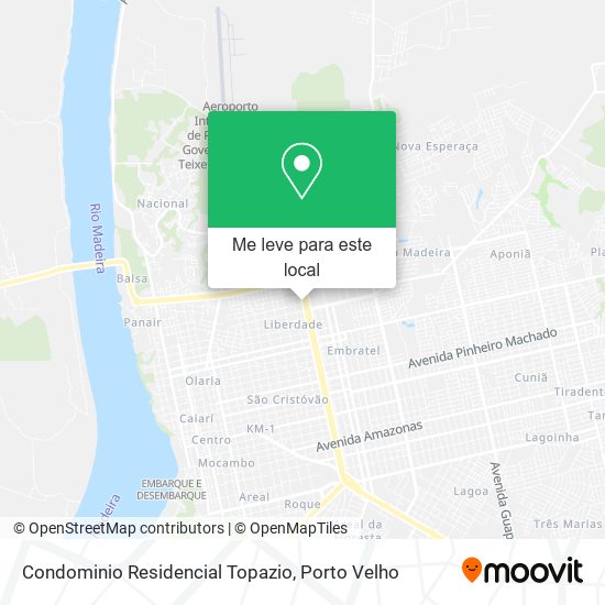 Condominio Residencial Topazio mapa