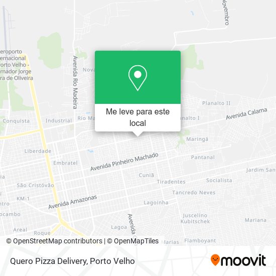 Quero Pizza Delivery mapa