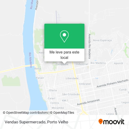 Vendao Supermercado mapa