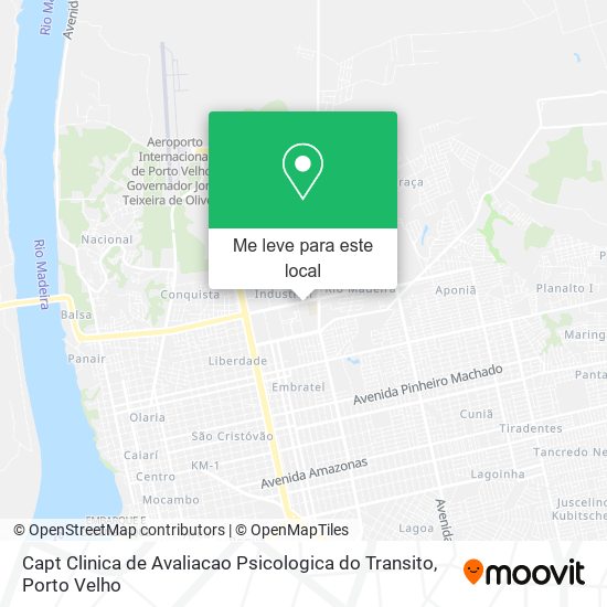 Capt Clinica de Avaliacao Psicologica do Transito mapa