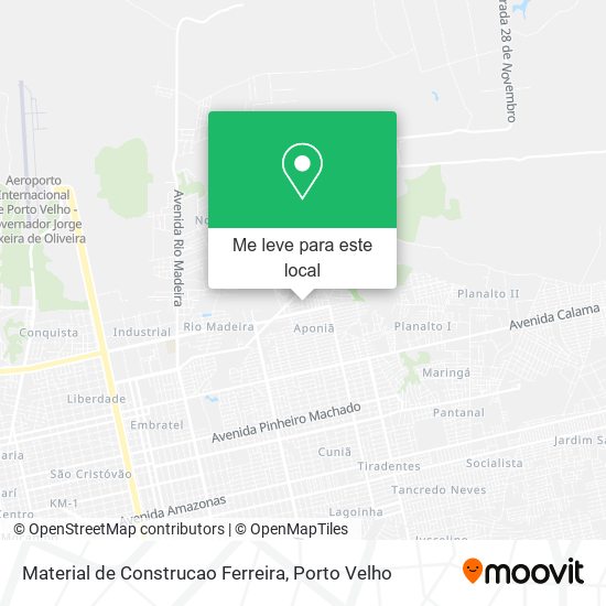 Material de Construcao Ferreira mapa