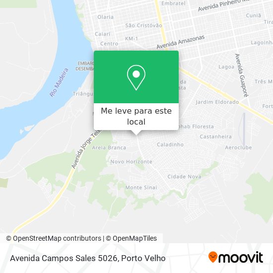 Avenida Campos Sales 5026 mapa