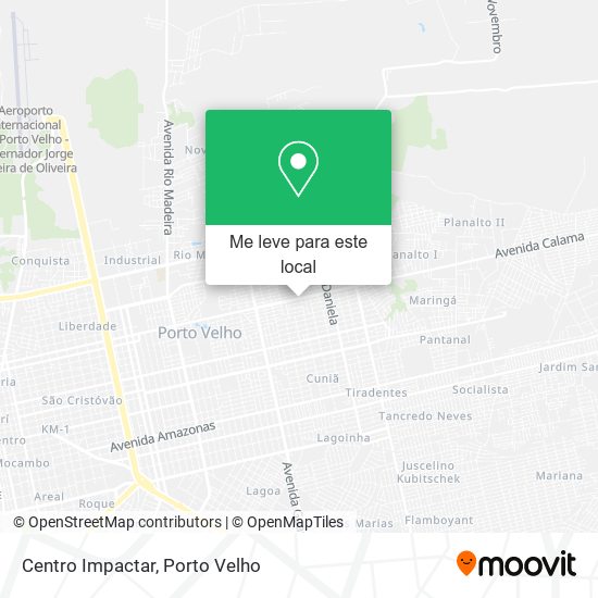 Centro Impactar mapa