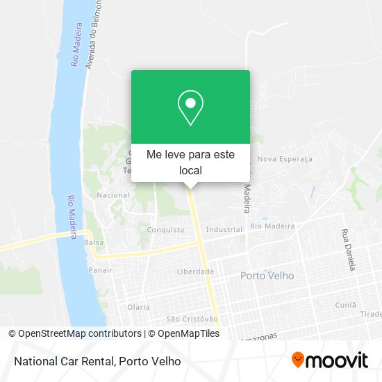 National Car Rental mapa