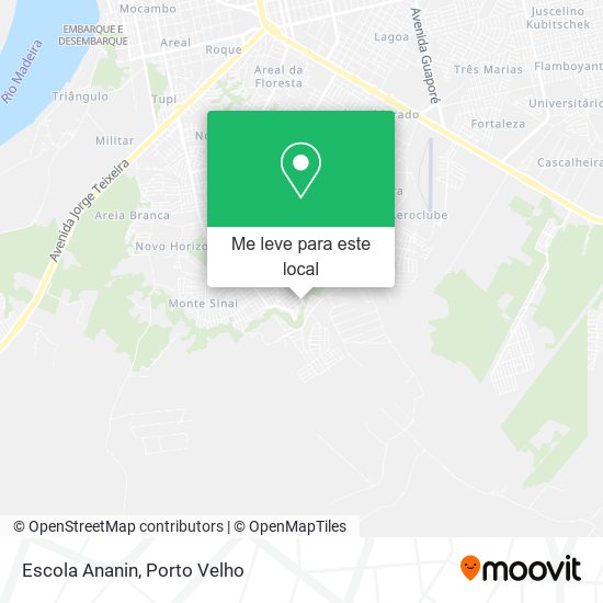 Escola Ananin mapa