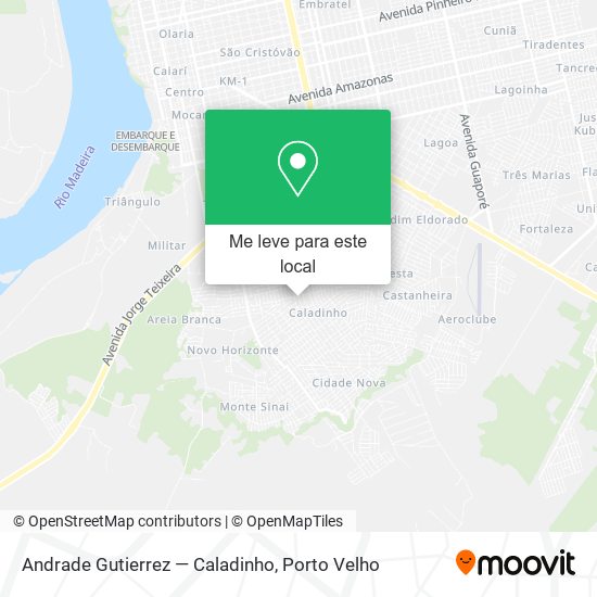 Andrade Gutierrez — Caladinho mapa