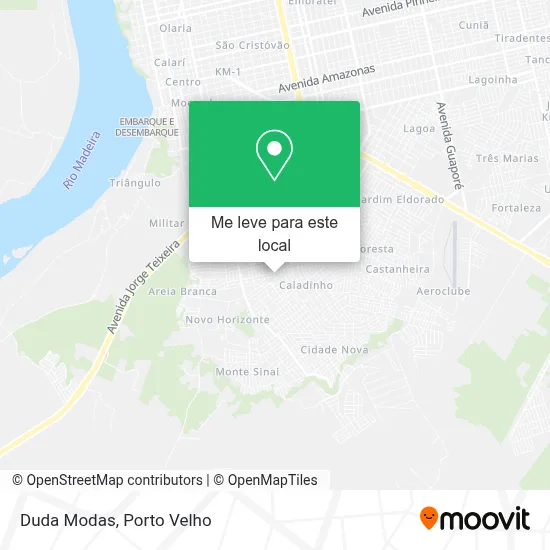 Duda Modas mapa