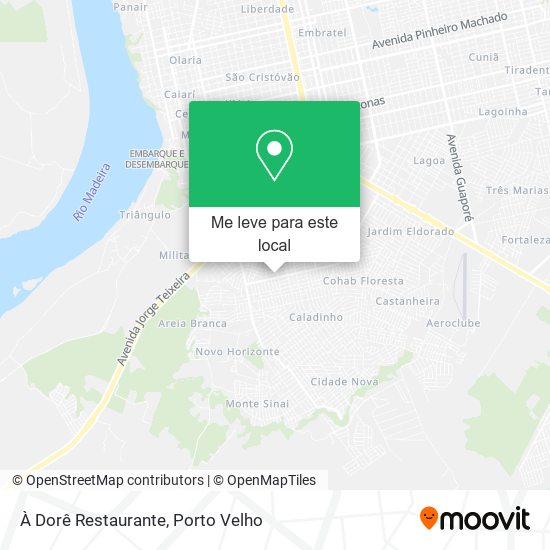 À Dorê Restaurante mapa