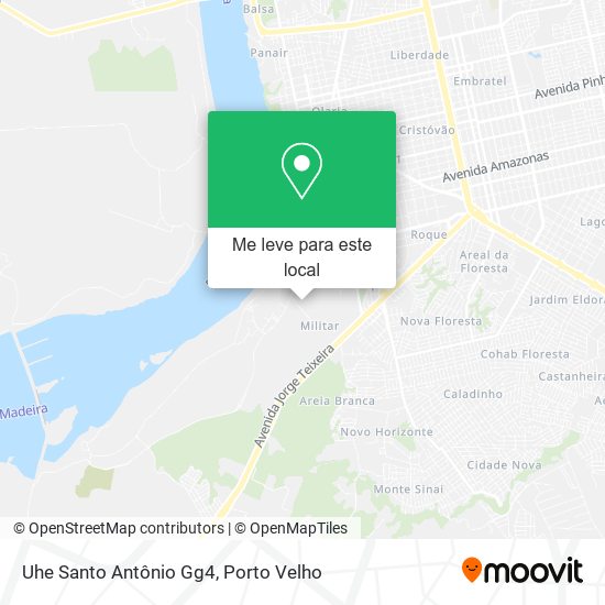 Uhe Santo Antônio Gg4 mapa