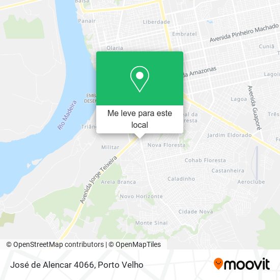 José de Alencar 4066 mapa