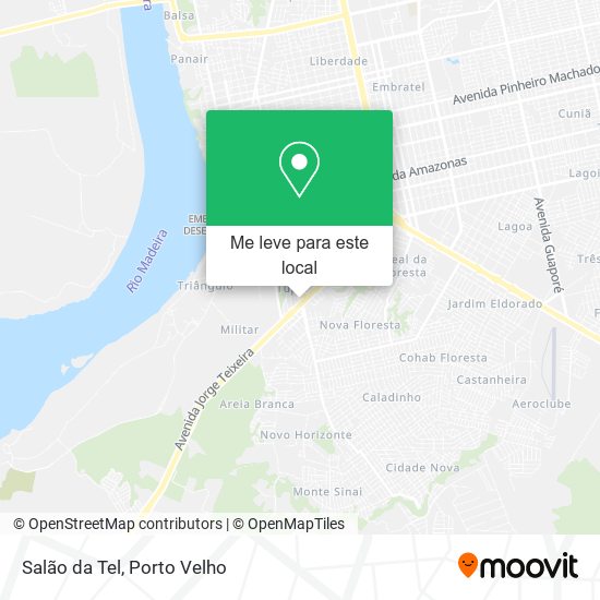 Salão da Tel mapa