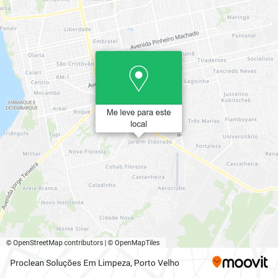 Proclean Soluções Em Limpeza mapa