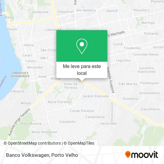 Banco Volkswagen mapa