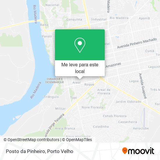 Posto da Pinheiro mapa