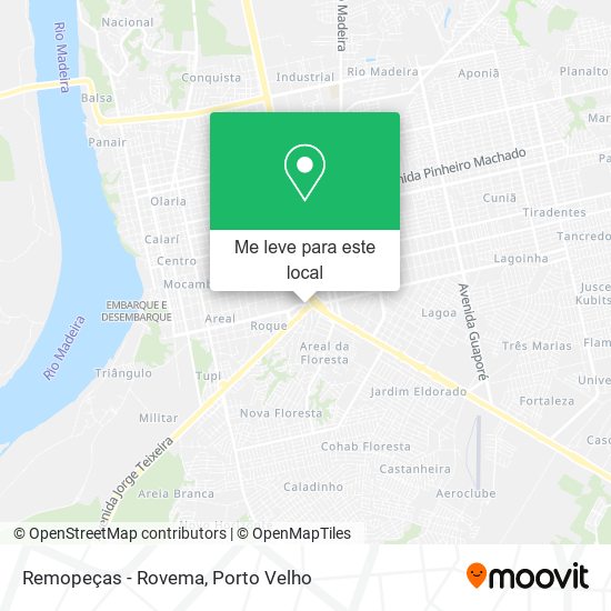 Remopeças - Rovema mapa