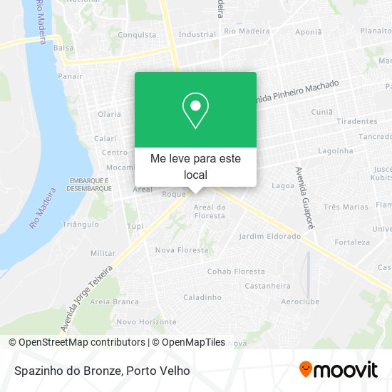 Spazinho do Bronze mapa