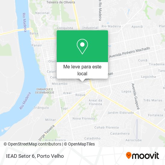 IEAD Setor 6 mapa