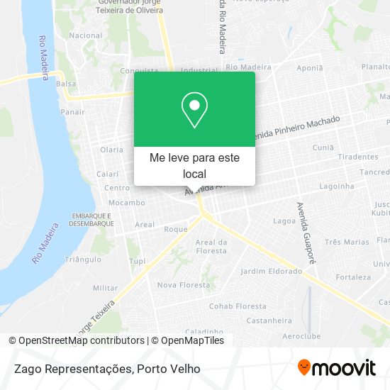 Zago Representações mapa