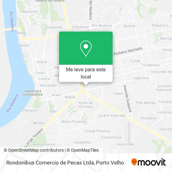 Rondonibus Comercio de Pecas Ltda mapa