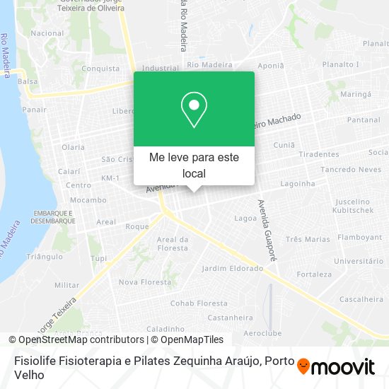 Fisiolife Fisioterapia e Pilates Zequinha Araújo mapa