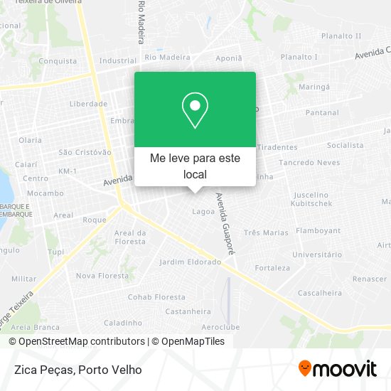 Zica Peças mapa