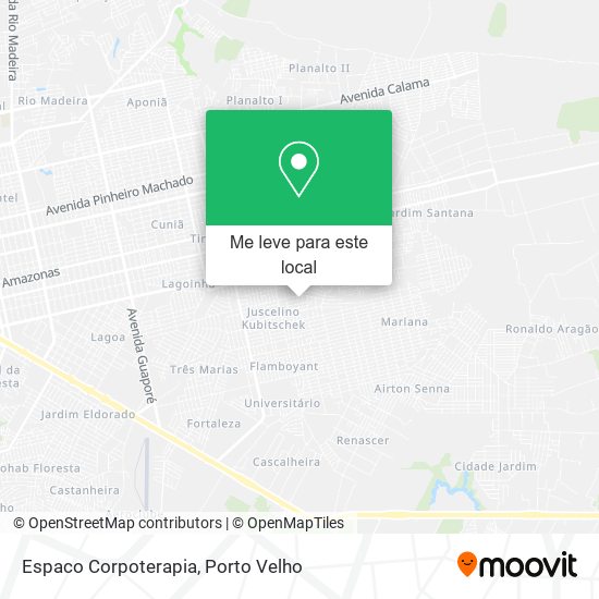 Espaco Corpoterapia mapa