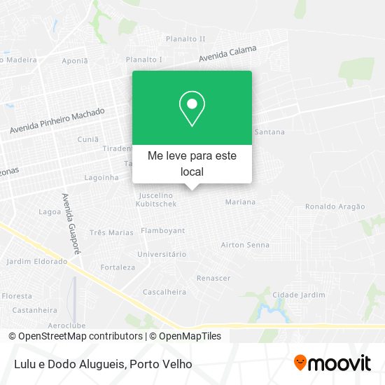 Lulu e Dodo Alugueis mapa