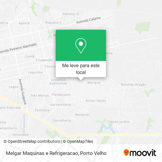 Melgar Maquinas e Refrigeracao mapa