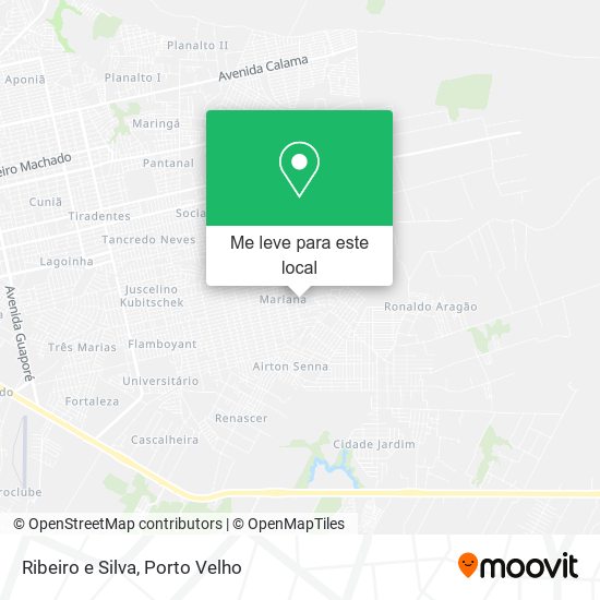 Ribeiro e Silva mapa