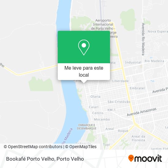 Bookafé Porto Velho mapa