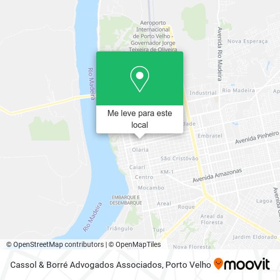 Cassol & Borré Advogados Associados mapa