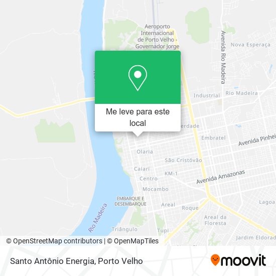 Santo Antônio Energia mapa
