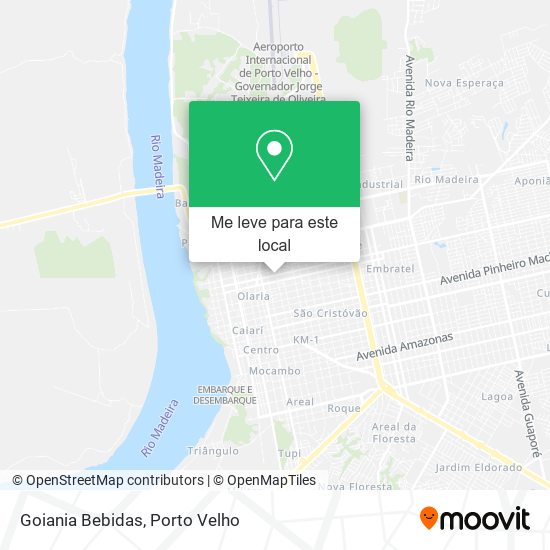 Goiania Bebidas mapa