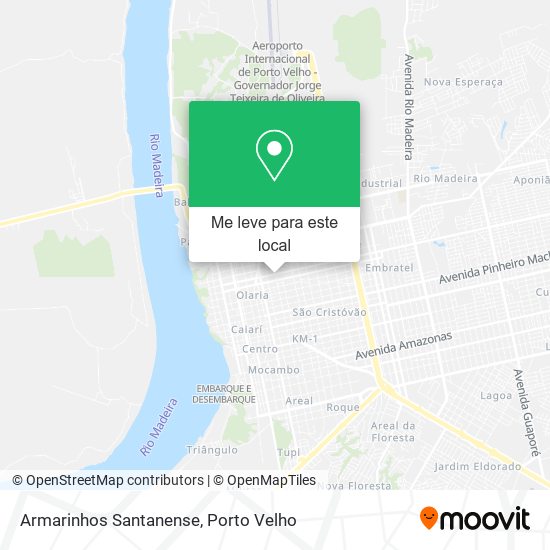 Armarinhos Santanense mapa