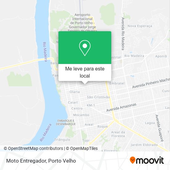 Moto Entregador mapa
