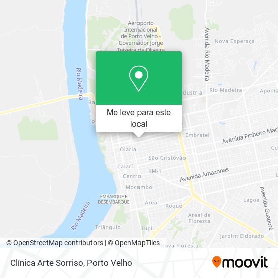 Clínica Arte Sorriso mapa
