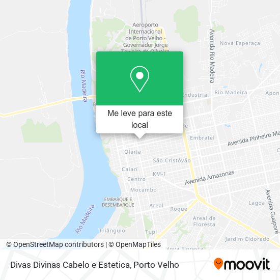 Divas Divinas Cabelo e Estetica mapa