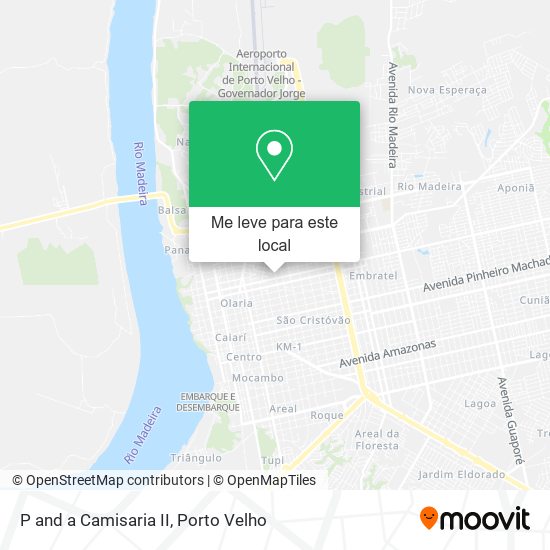 P and a Camisaria II mapa