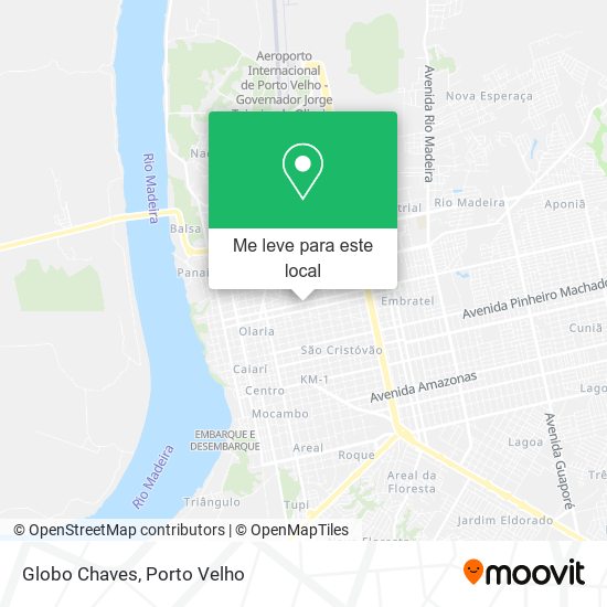 Globo Chaves mapa