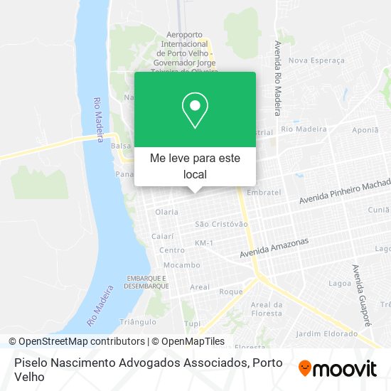 Piselo Nascimento Advogados Associados mapa