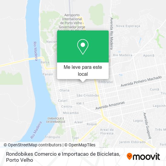 Rondobikes Comercio e Importacao de Bicicletas mapa