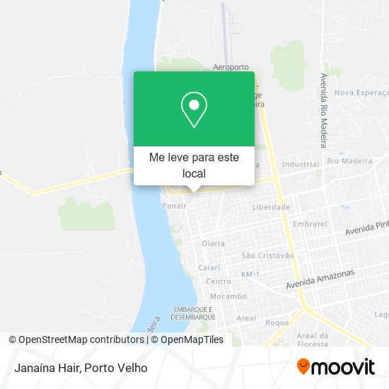 Janaína Hair mapa