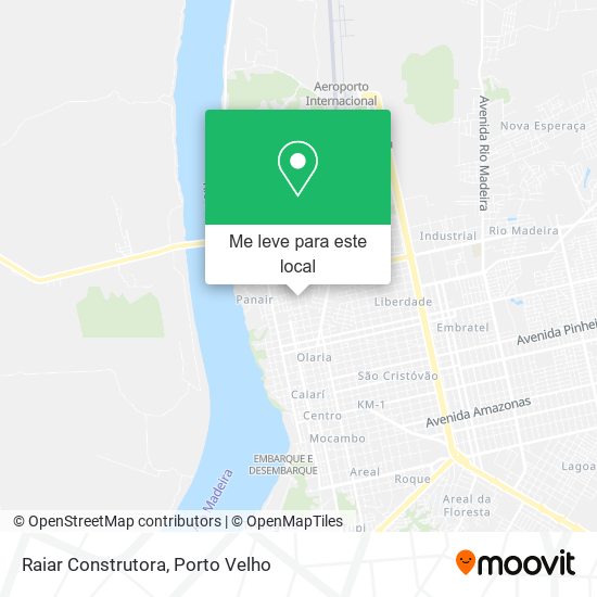 Raiar Construtora mapa