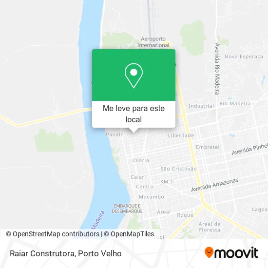 Raiar Construtora mapa