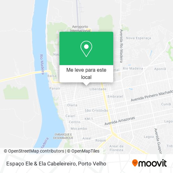 Espaço Ele & Ela Cabeleireiro mapa