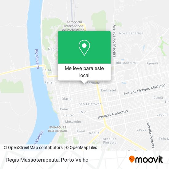 Regis Massoterapeuta mapa