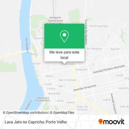 Lava Jato no Capricho mapa