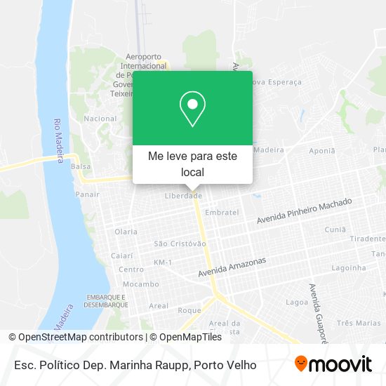 Esc. Político Dep. Marinha Raupp mapa