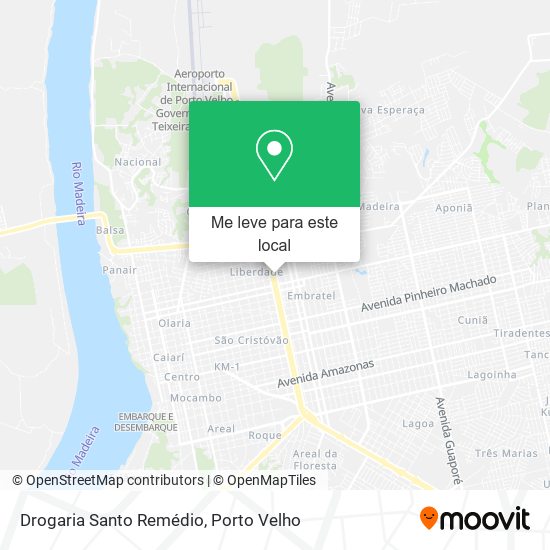 Drogaria Santo Remédio mapa