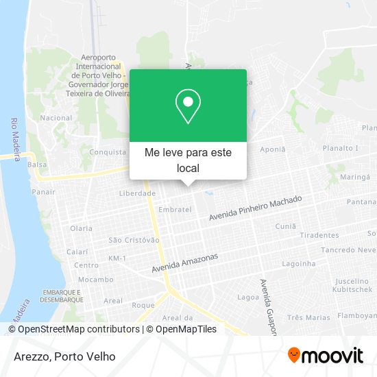 Arezzo mapa